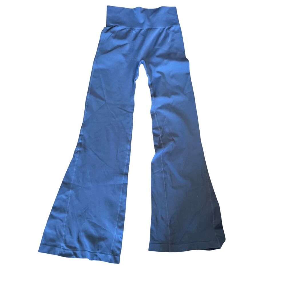 OQQ grey flare leggings